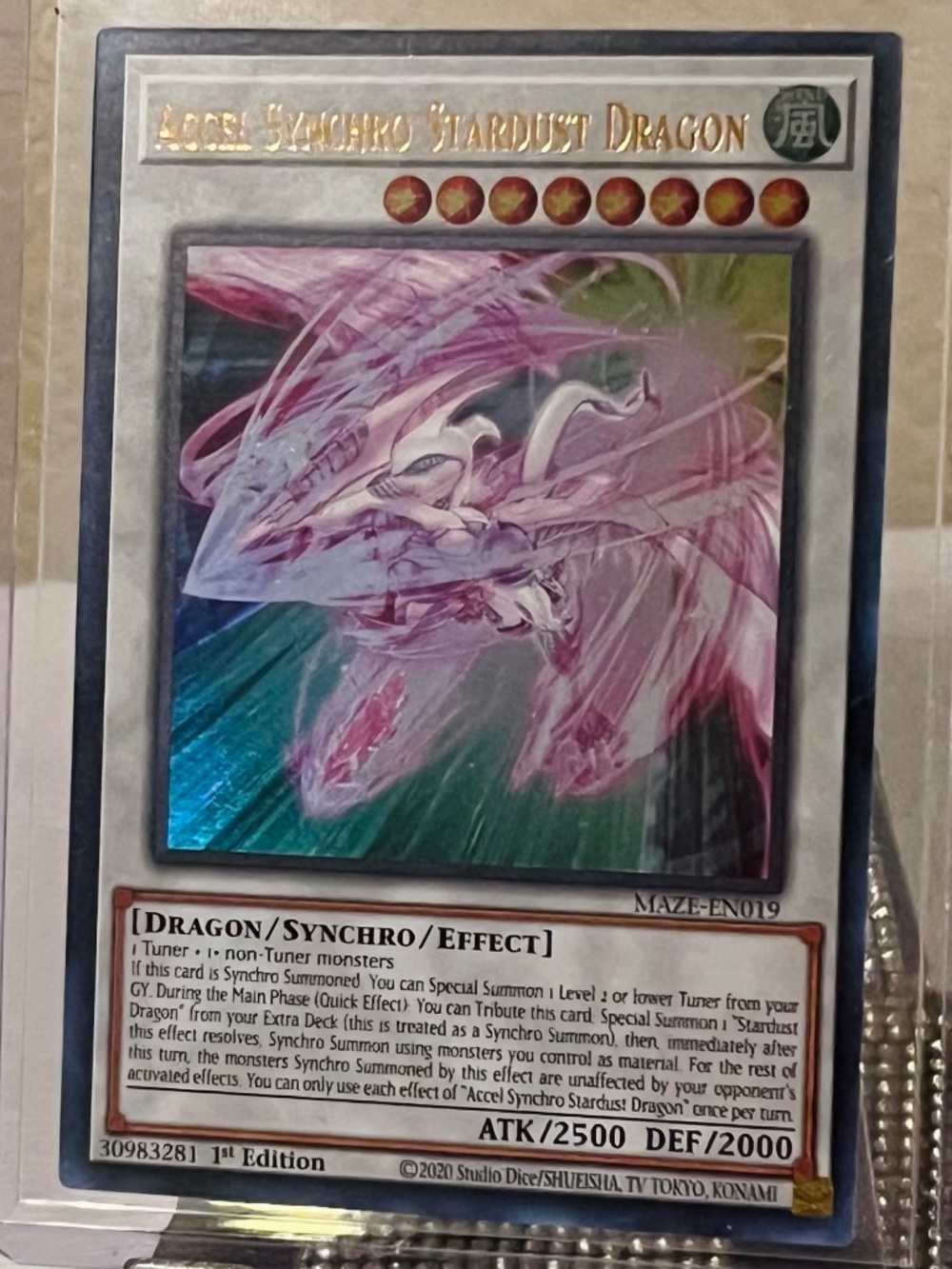 Accel Synchro Stardust Dragon - Maze of Memories MAZE